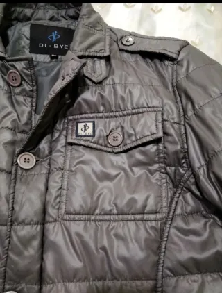 Parka Hombre Talla M Gris