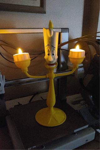 Lumiere Bella y Bestia 3D