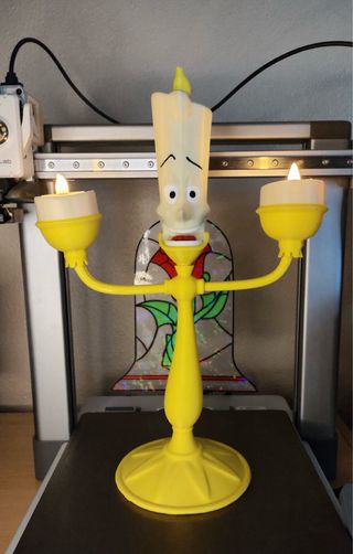 Lumiere Bella y Bestia 3D