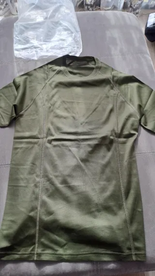 Maglietta militare manica corta tg M verde