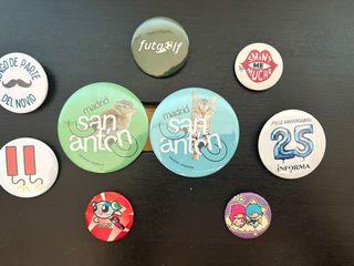 Lote 9 chapas coleccionables