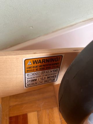 Bicicleta equilibrio madera infantil niño niña