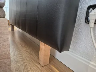 Cabecero Cama 150 Negro Piel Perfecto