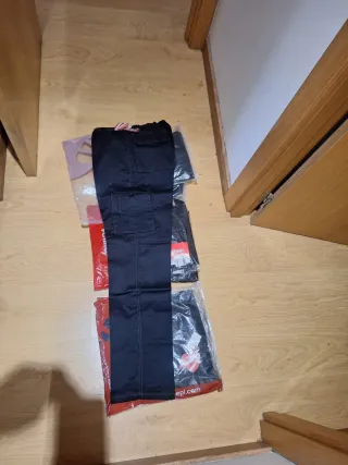 Pantalones de trabajo negros 7 unidades