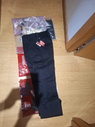 Pantalones de trabajo negros 7 unidades