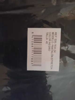 Pantalones de trabajo negros 7 unidades