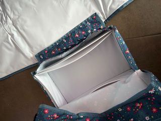 Cambiador portátil bebé floral