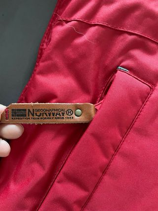 Chaqueta Geographical Norway Roja Talla S
