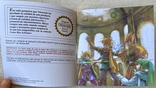 Golden Sun GBA (Game Boy Advance) Nintendo