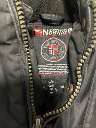 Chaqueta Geographical Norway Negra