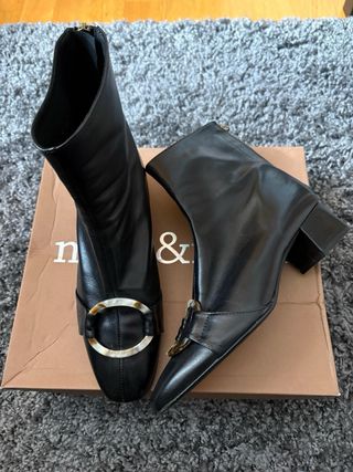 Botines Sol Mint&Rose Negros