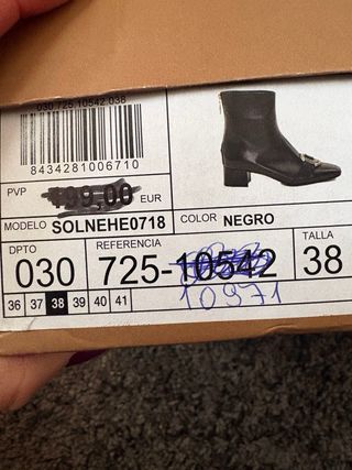 Botines Sol Mint&Rose Negros