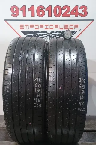 *215 60 17 H BRIDGESTONE RUEDA BARATA OPORTUNIDAD