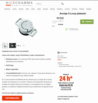 Anclaje Custom SLR Plata