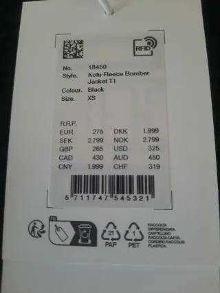 Polar Rains Negro XS