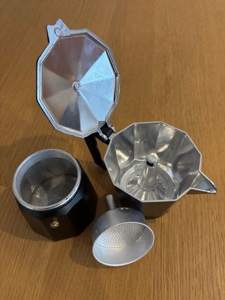 Cafetera Italiana Negra 6 Tazas