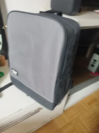 Mochila Food Lover Negra y Gris para ordenador etc