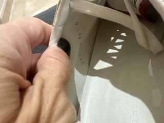 Zapatillas Gucci Beige y Rojo