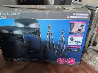 Altavoces Vonyx 800W+ Behringer DX626