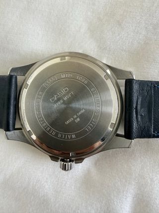 Reloj Casio MTD1086 Correa Cuero adaptada