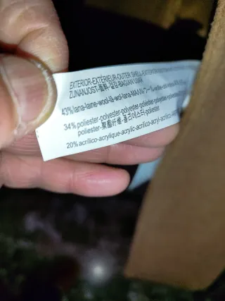 Cappotto uomo color cammello, marca bershka, misur