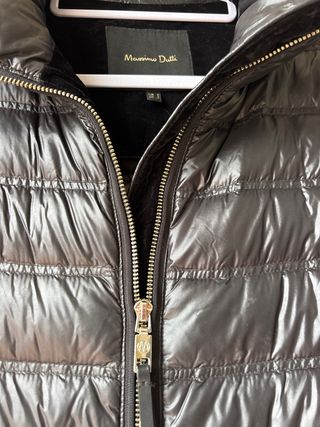 Casaco Massimo Dutti Preto Tamanho S