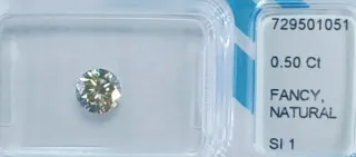 Diamante 0.50 Ct Fancy Natural SI1