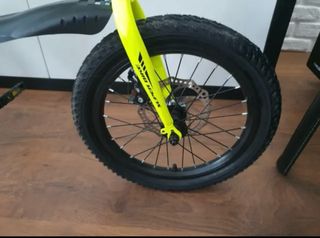 Bicicleta Plegable Amarilla