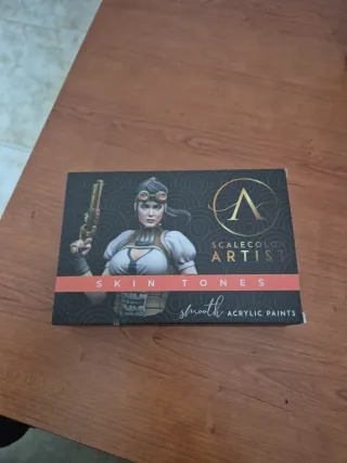 Scalecolor Artist SKIN TONES Acrylic Paints.