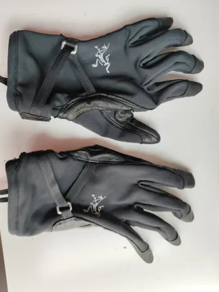 Guantes Arcteryx sl Escalada Negro