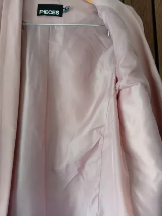 Conjunto blazer y blusa rosa mujer Talla media,
