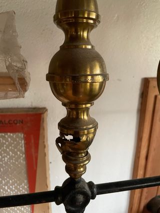 Cabeceros forja y latón (2 unidades)