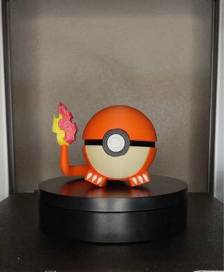 Pack Charmander Figura y Pokeball 3D
