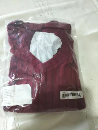 Maglia donna viola/rossa