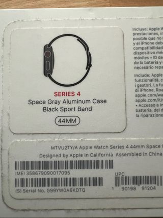 Apple Watch Series 4 GPS + Cellular 44mm