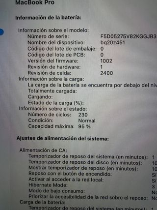 MacBook Pro 2020 M1 8GB RAM 256GB SSD