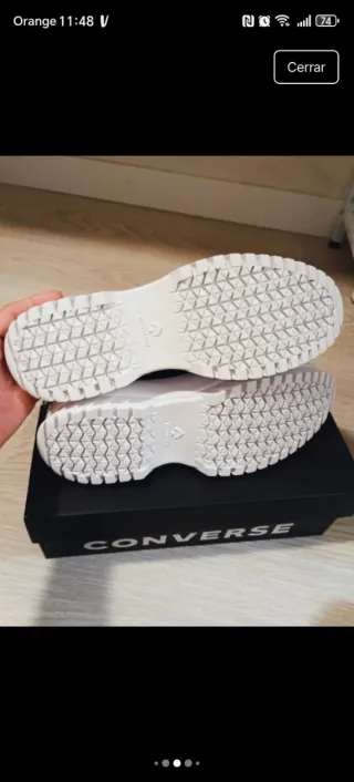 Converse Run Star Hike negras talla 39.5