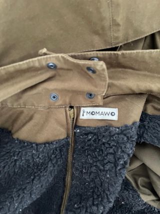 Abrigo porteo MOMAWO verde 4 en 1 Talla S