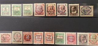 Francobolli patriottici San Sebastian 1936-39 rari