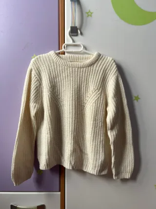 Jersey beige tejido 9-10 años