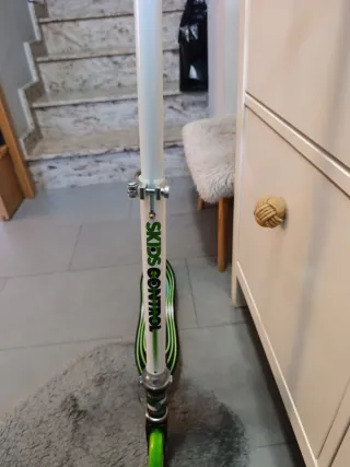 Patinete infantil verde y negro