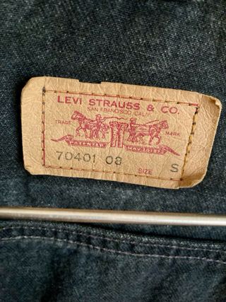 Chaleco Levis Vintage Original Negro Talla S