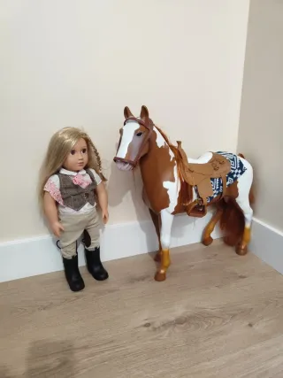 Muñeca y Caballo Our Generation