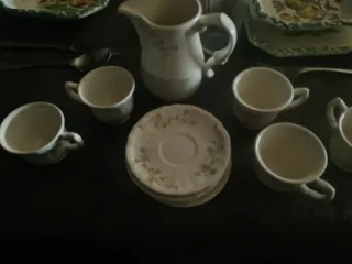 Juego de café de porcelana