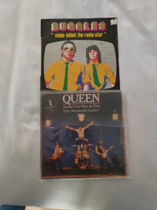Vinilos Queen y Buggles