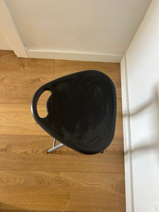 3 Taburetes Plegable Negro  5€ cada uno