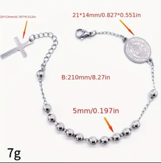 Pulsera Rosario Oro de Dubai  Regalo x Compra