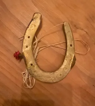 Ferro di cavallo decorativo portafortuna