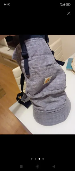 Mochila Ergobaby Porteo Gris