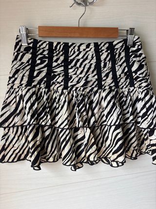 Saia BEBE Zebra Ruffle Tiered
